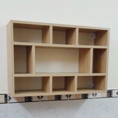 Kệ sách treo tường gỗ công nghiệp hiện đại Witty