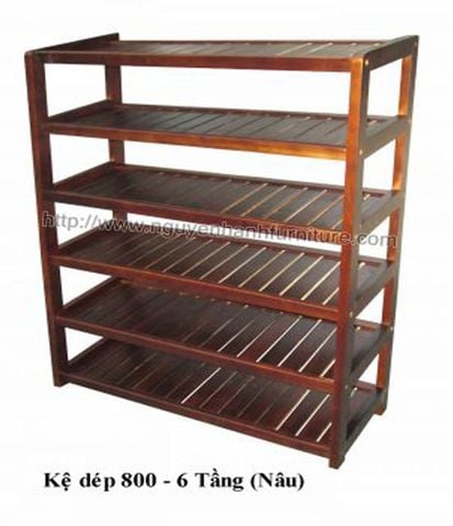 Kệ Giày Dép 6 Tầng Rộng 80cm