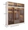 Tủ Quần Áo Nhôm Kính Hiện Đại TQA-086