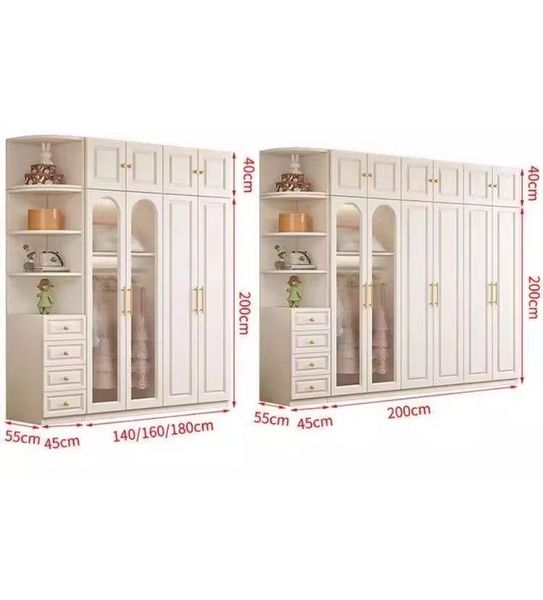 Tủ Gỗ Cánh Kính Đẹp Hiện Đại TQA-083