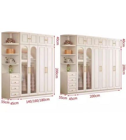 Tủ Gỗ Cánh Kính Đẹp Hiện Đại TQA-083