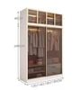 Tủ Quần Áo Nhôm Kính Hiện Đại TQA-086