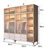 Tủ Quần Áo Nhôm Kính Hiện Đại TQA-087