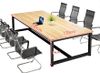 Bàn Họp Gỗ Chân Sắt Thiết Kế Đơn Giản BC-04