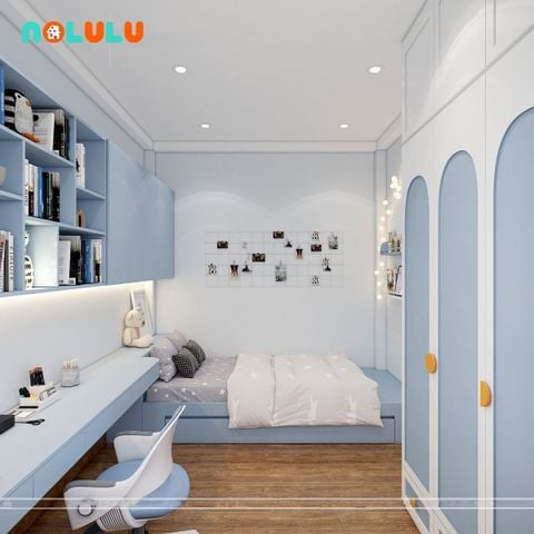 Thiết Kế Phòng Ngủ 12m2 Cho Bé Trai Hiện Đại BT57