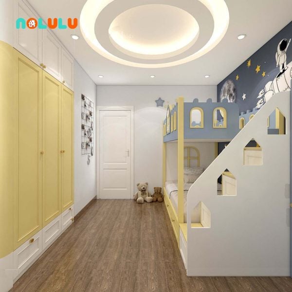 Phòng Ngủ Cho Bé Trai Tích Hợp Giường Tầng – BT50