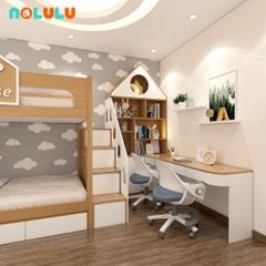 Phòng Ngủ Cho Bé Trai Tích Hợp Giường Tầng – BT50