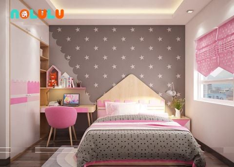 Thiết Kế Phòng Ngủ Cho Bé Gái - BG06