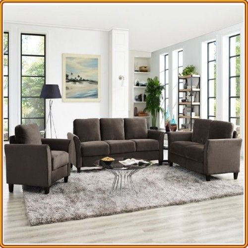 Life - Brown : Trọn Bộ 3 Ghế Sofa - Màu Nâu