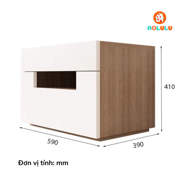 Tủ đầu giường hiện đại Nolulu - TAB003