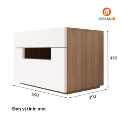 Tủ đầu giường hiện đại Nolulu - TAB003