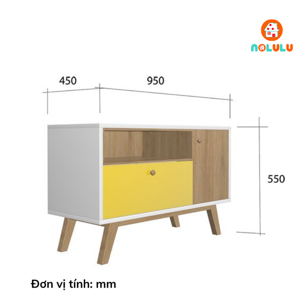 Tủ đầu giường hiện đại Nolulu - TAB005