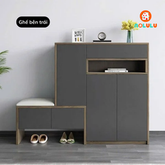 Tủ giày cao cấp kết hợp ghế ngồi Nolulu - TGCC002