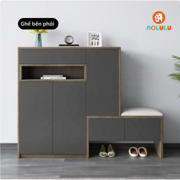 Tủ giày cao cấp kết hợp ghế ngồi Nolulu - TGCC002