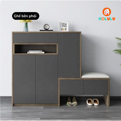 Tủ giày cao cấp kết hợp ghế ngồi Nolulu - TGCC002