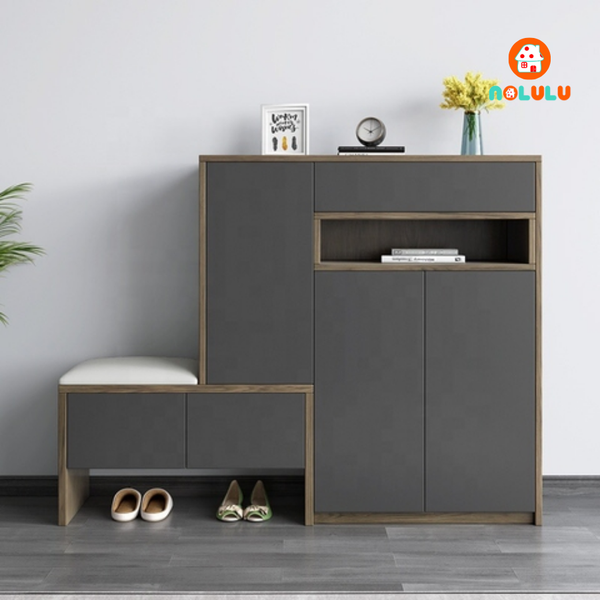 Tủ giày cao cấp kết hợp ghế ngồi Nolulu - TGCC002