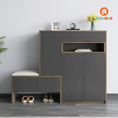 Tủ giày cao cấp kết hợp ghế ngồi Nolulu - TGCC002