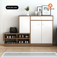 Tủ giày cao cấp kết hợp ghế ngồi Nolulu - TGCC003