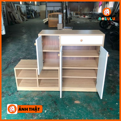 Tủ giày cao cấp kết hợp ghế ngồi Nolulu - TGCC003
