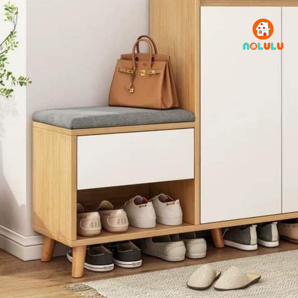 Tủ giày cao cấp kết hợp ghế ngồi Nolulu - TGCC001