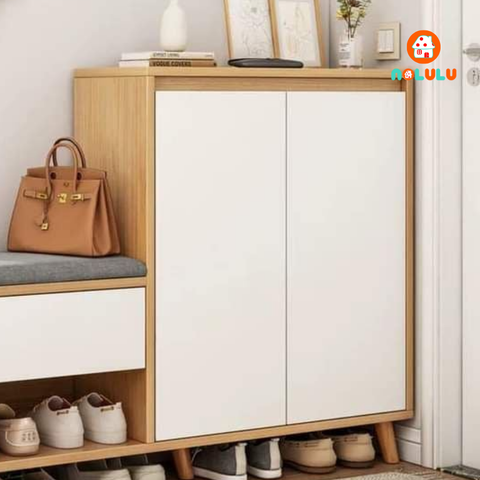 Tủ giày cao cấp kết hợp ghế ngồi Nolulu - TGCC001
