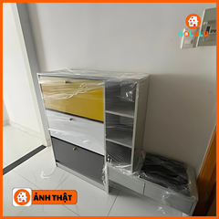 Tủ giày cao cấp kết hợp ghế ngồi ghế Nolulu - TGCC004
