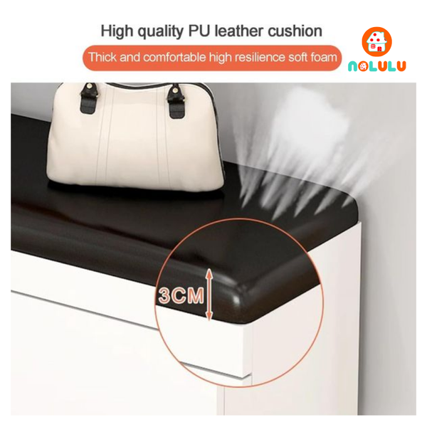 Tủ giày cao cấp kết hợp ghế ngồi Nolulu - TGCC005