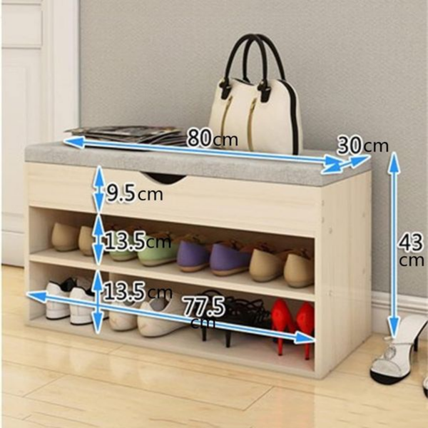 Tủ giày cao cấp kết hợp ghế ngồi Nolulu TG - K68