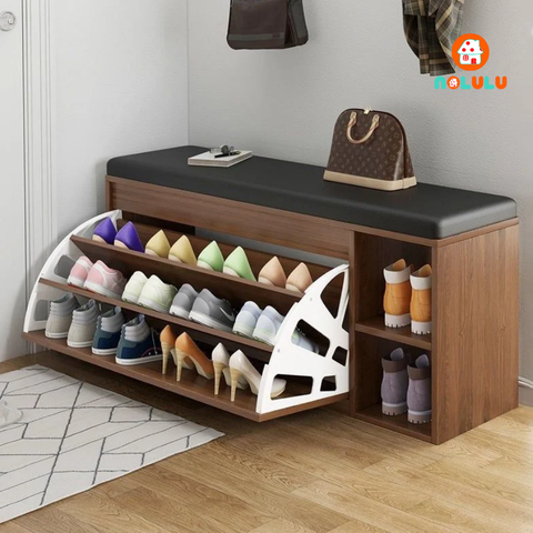 Tủ giày cao cấp kết hợp ghế ngồi ghế Nolulu - K66