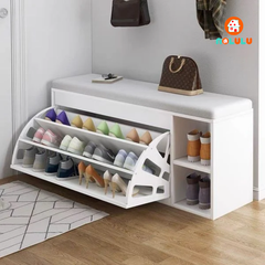 Tủ giày kết hợp ghế ngồi TG-K66