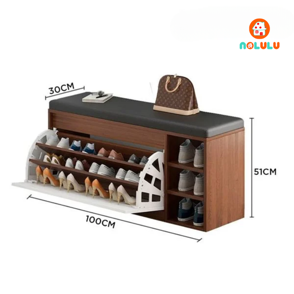 Tủ giày kết hợp ghế ngồi TG-K66