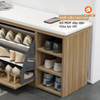 Tủ giày cao cấp kết hợp ghế ngồi ghế Nolulu TG-K66