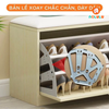 Tủ giày cao cấp kết hợp ghế ngồi Nolulu TG-K60