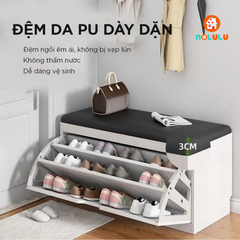 Tủ giày cao cấp kết hợp ghế ngồi Nolulu TG-K60