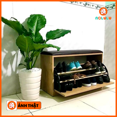 Tủ giày cao cấp kết hợp ghế ngồi Nolulu TG-K60