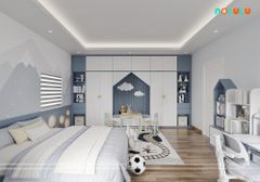 Thiết Kế Phòng Ngủ Cho Con Trai BT51