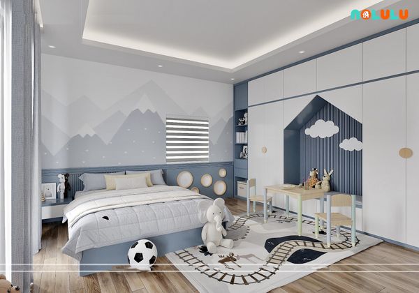 Thiết Kế Phòng Ngủ Cho Con Trai BT51