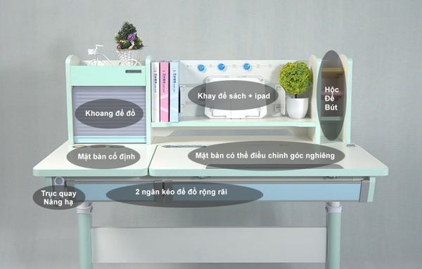 Bộ Bàn Ghế Chống Gù 1m2 Cho Bé M-120G