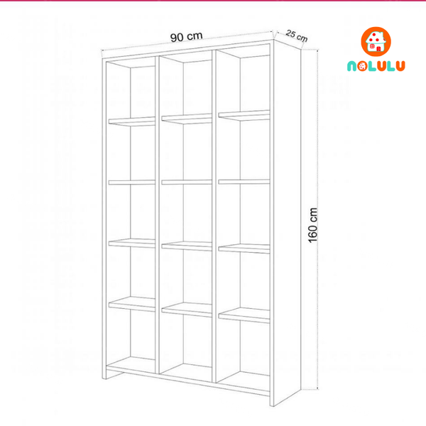 Tủ trang trí phòng khách Nolulu - TPK003