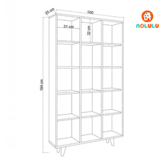 Tủ trang trí phòng khách Nolulu - TPK004