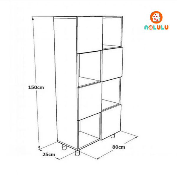 Tủ trang trí phòng khách Nolulu - TPK012