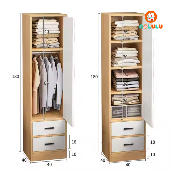 Tủ quần áo hiện đại Nolulu - TQA001