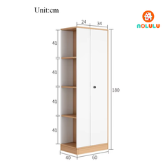 Tủ quần áo hiện đại Nolulu - TQA003