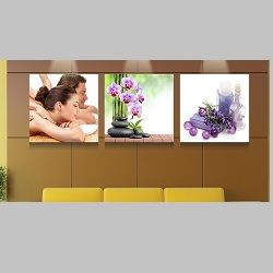 Tranh treo tường spa 3 bức 01