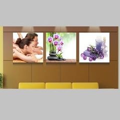 Tranh treo tường spa 3 bức 01