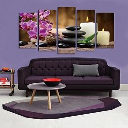 Tranh treo tường spa 5 bức