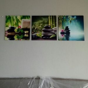 Tranh treo tường spa 3 bức 02