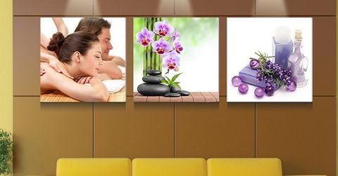 Bộ Tranh Spa 01 (3 Bức)