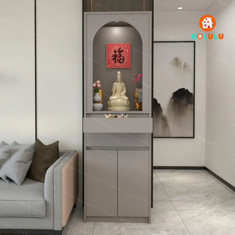 Bàn thờ gia tiên hiện đại gỗ MDF lõi xanh Nolulu - TT002 - 01