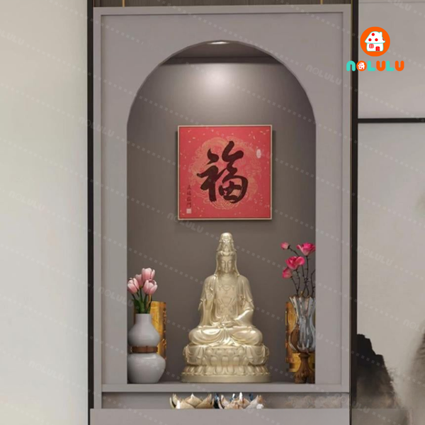 Bàn thờ gia tiên hiện đại gỗ MDF lõi xanh Nolulu - TT002